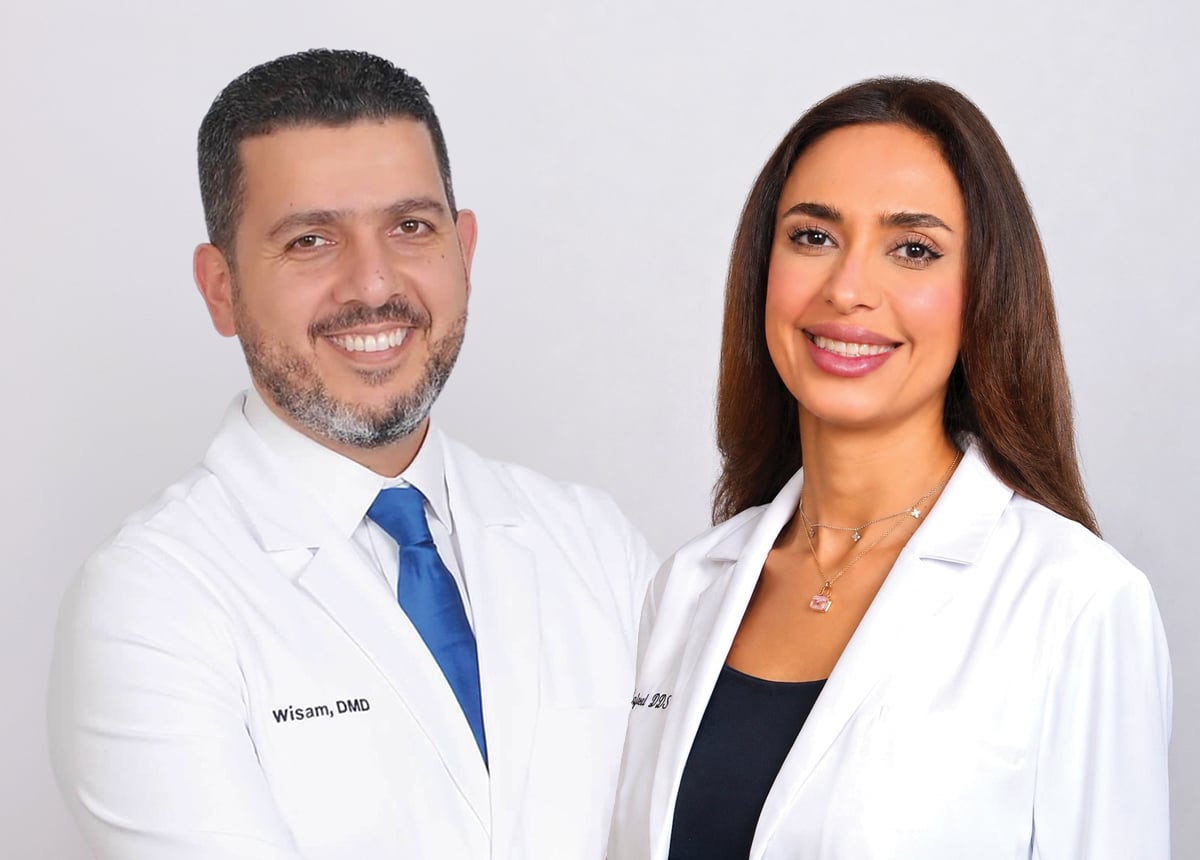 Two doctors smiling